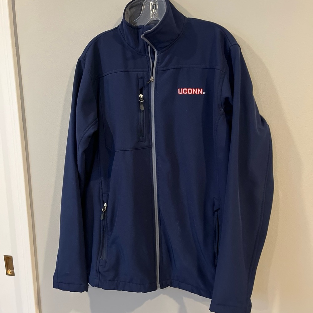 Uconn Huskies NCAA D1 Sports Team Jacket Mens knights apparel Medium‎ Zip Up